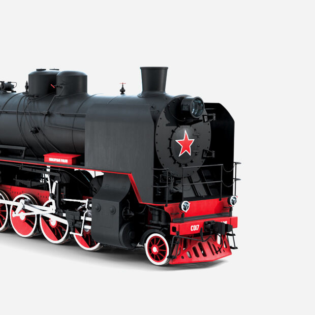 Товарный паровоз СО17-2286